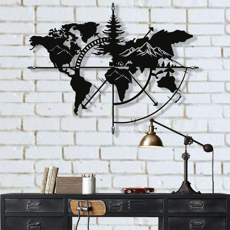 World Map Wall Art: PracticalArt