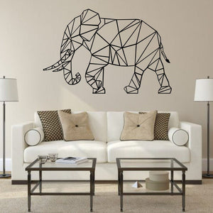 Metal Wall Decor Geometric Elephant Metal Elephant Decor
