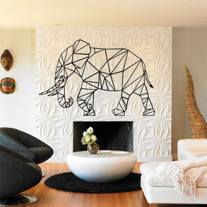 Metal Wall Decor Geometric Elephant Metal Elephant Decor