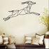 Metal Wall Decor Leaping Deer Geometric Deer Wall Art Deer
