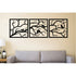 Metal Wall Art Birds on Branch 3 Panels Metal Tree Wall Art