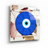Evil Eye Bead Blue Glass Wall Art