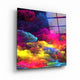 Color Puff Glass Wall Art