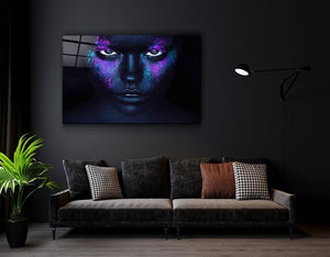 Neon Freckles Glass Wall Art