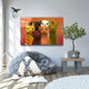 The Cats Family Glass Wall Art