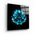 Blue Flower Glass Wall Art