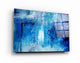 Blue Fall Glass Wall Art