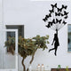 Metal Wall Decor Flying with Butterflies Metal Butterfly